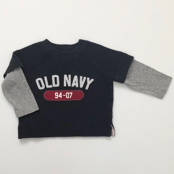 Old Navy Baby Boy Sweatshirt Size 6-12M - Picture 2 of 7